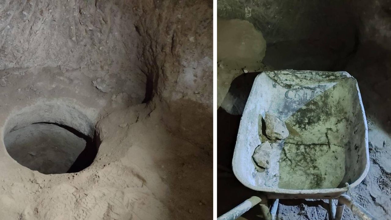 Kapadokya’da yer altı şehrinde kaçak kazı yaptılar: Gizli tünelde yakalandılar