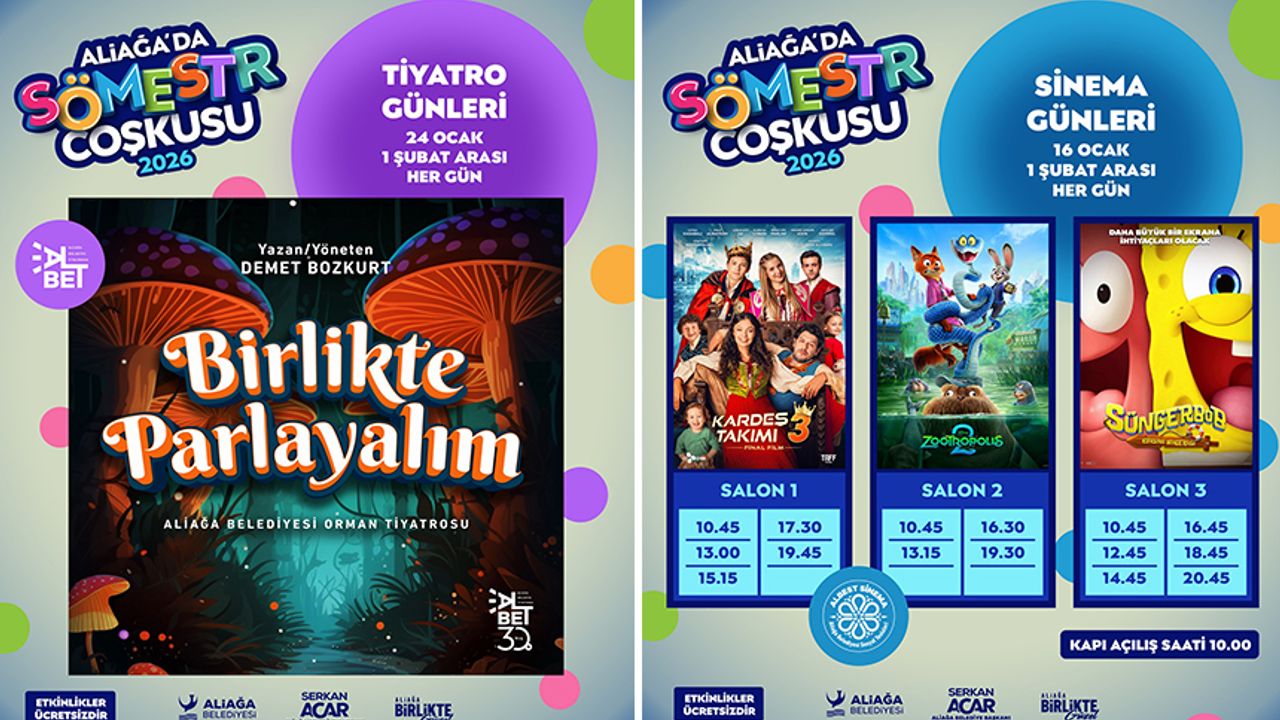 Aliağa’da sömestr coşkusu başlıyor