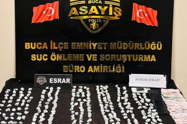 İzmir’de evinde uyuşturucu bulunan şüpheli t...