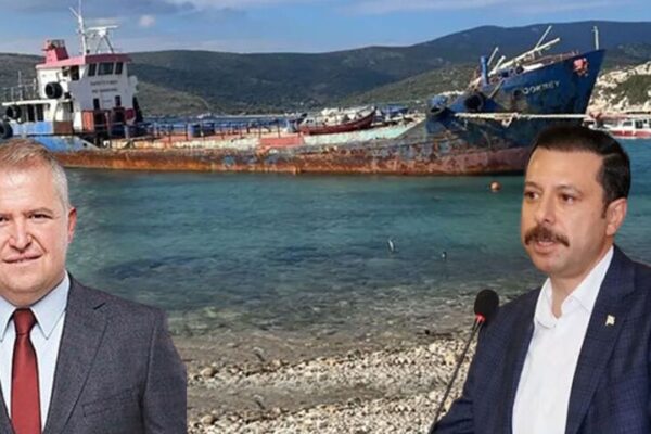 Başkan Balkan AK Partili Kaya’ya hurda gemi ...