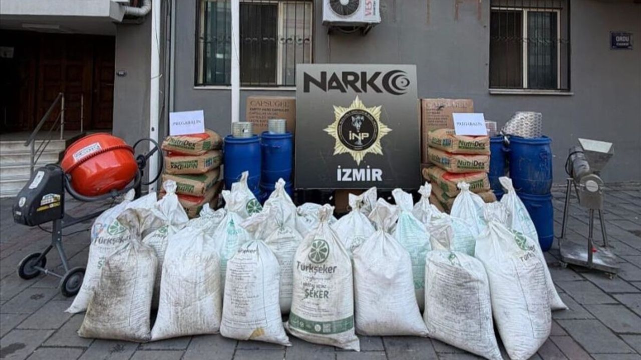 İzmir’de ‘zehir’ operasyonu: Tutuklamalar var!
