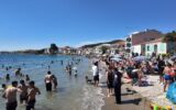 Foça’da bayram yoğunluğu Foça’da bayram yoğunluğu
