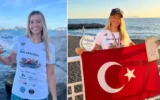 İzmirli yüzücü Eda Savcıgil’den tarihi başar...
