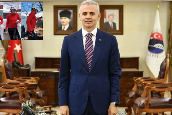 Tayt giydiği için görevden alınan Ardahan Valisi s... Tayt giydiği için görevden alınan Ardahan Valisi s...