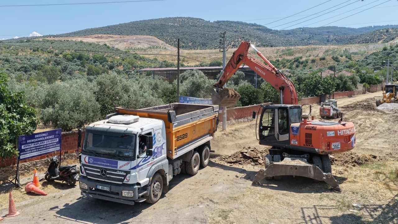 Aydın’ın dört bir yanında ulaşım yatırımları sürüyor